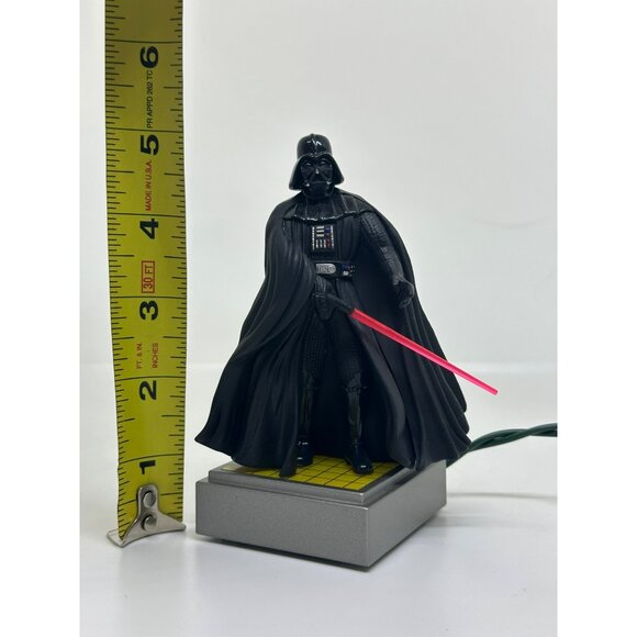 1997 Hallmark Keepsake Ornament Star Wars Darth Vader Magic Used Light Voice - Picture 6 of 6